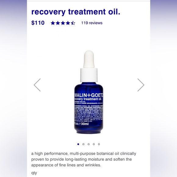 Malin+goetz recovery treatment oil - Picture 5 of 13